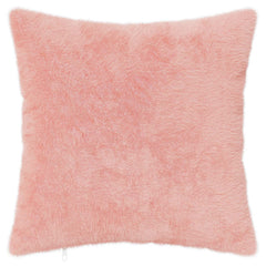 vidaXL Cushion Cover 6 pcs HEERLEN Pink 60 x 60 cm Faux Rabbit Fur 3