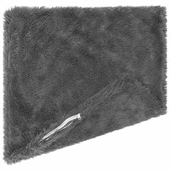 vidaXL Cushion Cover 6 pcs HEERLEN Light Grey 65 x 65 cm PV Fleece 4