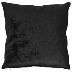 vidaXL Cushion Cover 6 pcs HEERLEN Black 65 x 65 cm Flannel 2