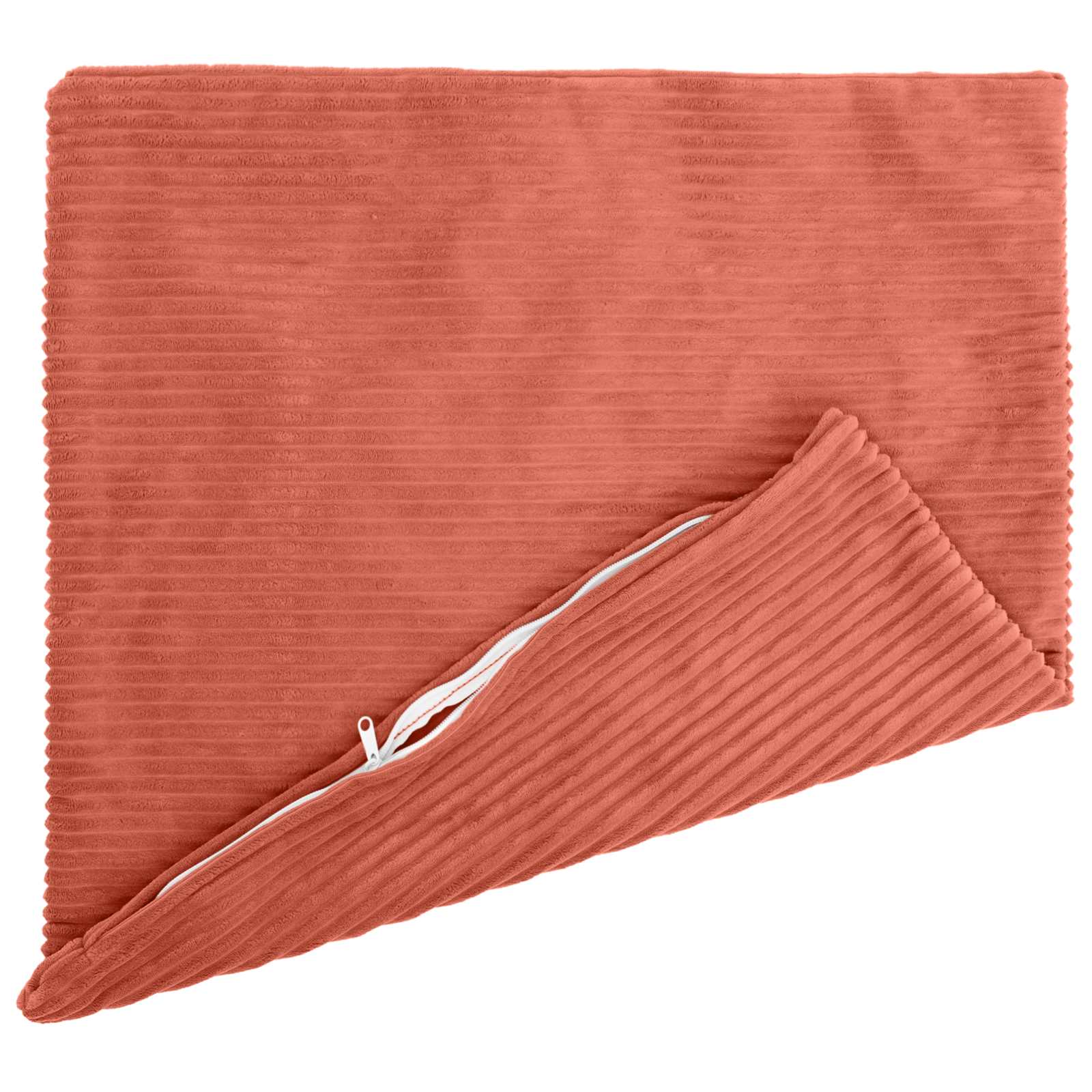 vidaXL Cushion Cover 2 pcs HEERLEN Red Orange 80 x 80 cm Corduroy 3