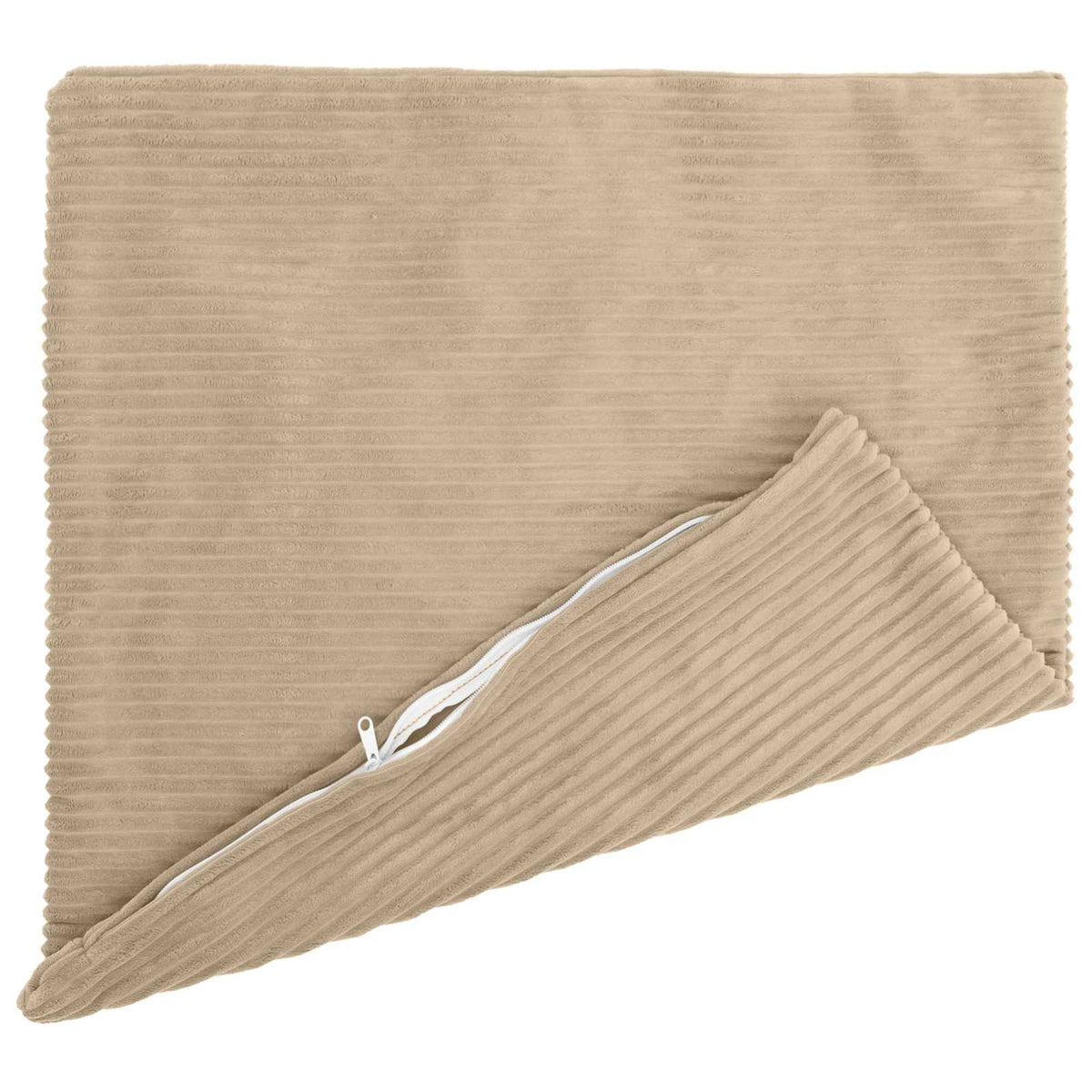 vidaXL Cushion Cover 6 pcs HEERLEN Taupe 80 x 80 cm Corduroy 4