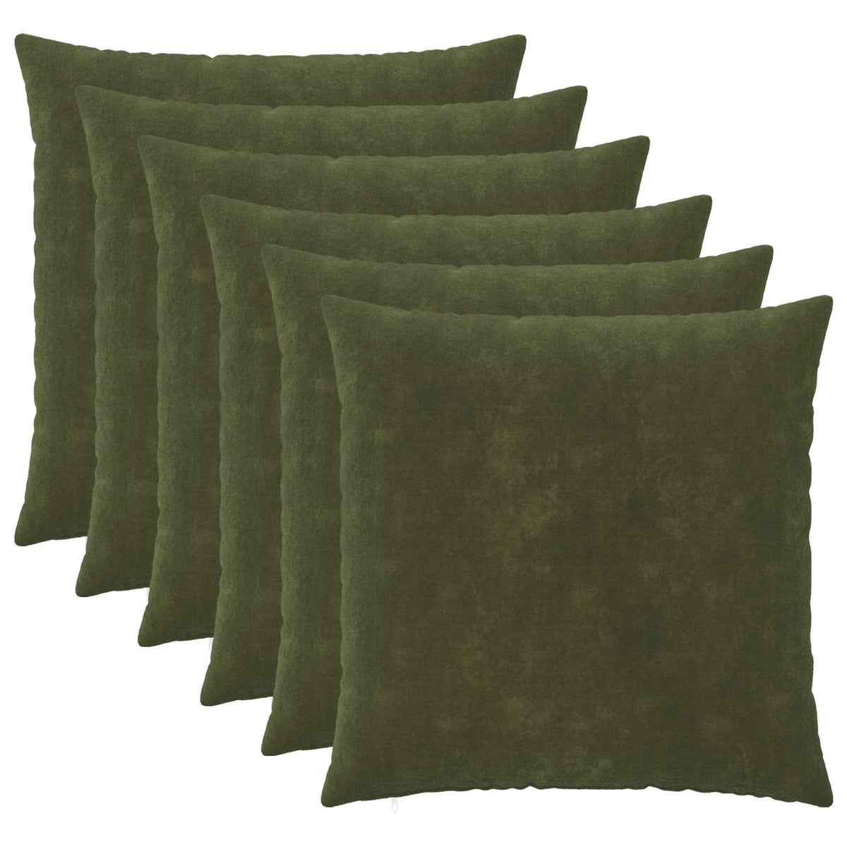 Cushion Cover HEERLEN Green Microfiber Fleece