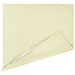 vidaXL Cushion Cover 6 pcs HEERLEN Cream 80 x 80 cm Polyester 5