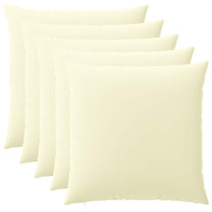vidaXL Cushion Cover 6 pcs HEERLEN Cream 80 x 80 cm Polyester 2