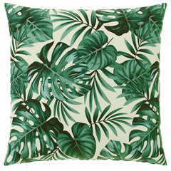 vidaXL Cushion Cover 6 pcs HEERLEN Leaf Pattern 80 x 80 cm Polyester 4