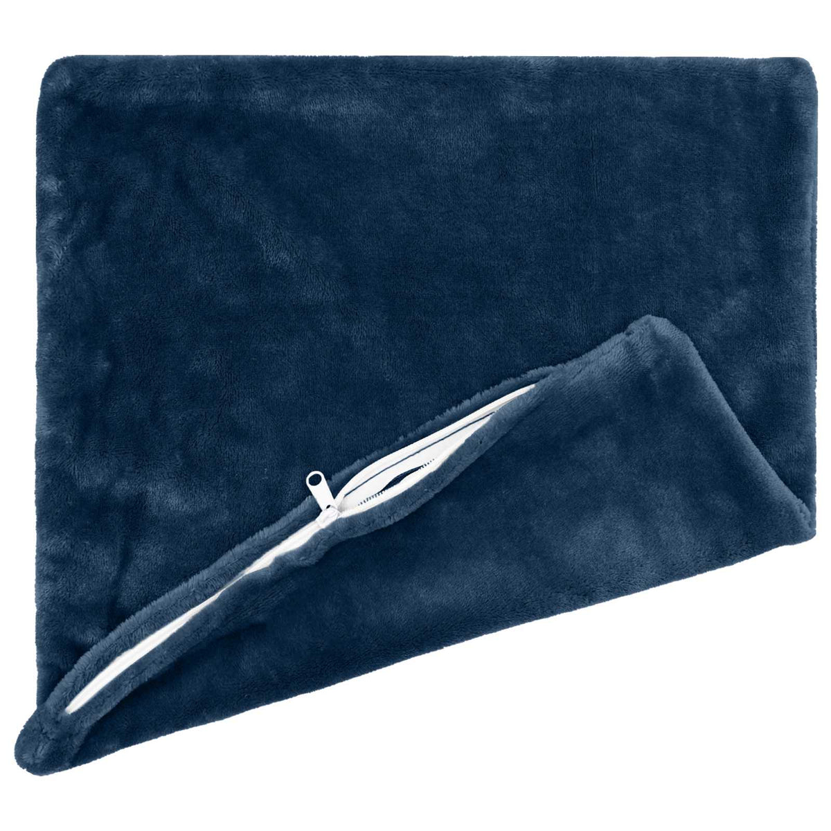 vidaXL Cushion Cover 6 pcs HEERLEN Navy Blue 80 x 80 cm Flannel 4