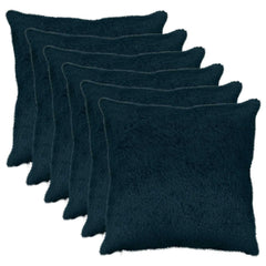 vidaXL Cushion Cover 6 pcs HEERLEN Navy Blue 80 x 80 cm 2