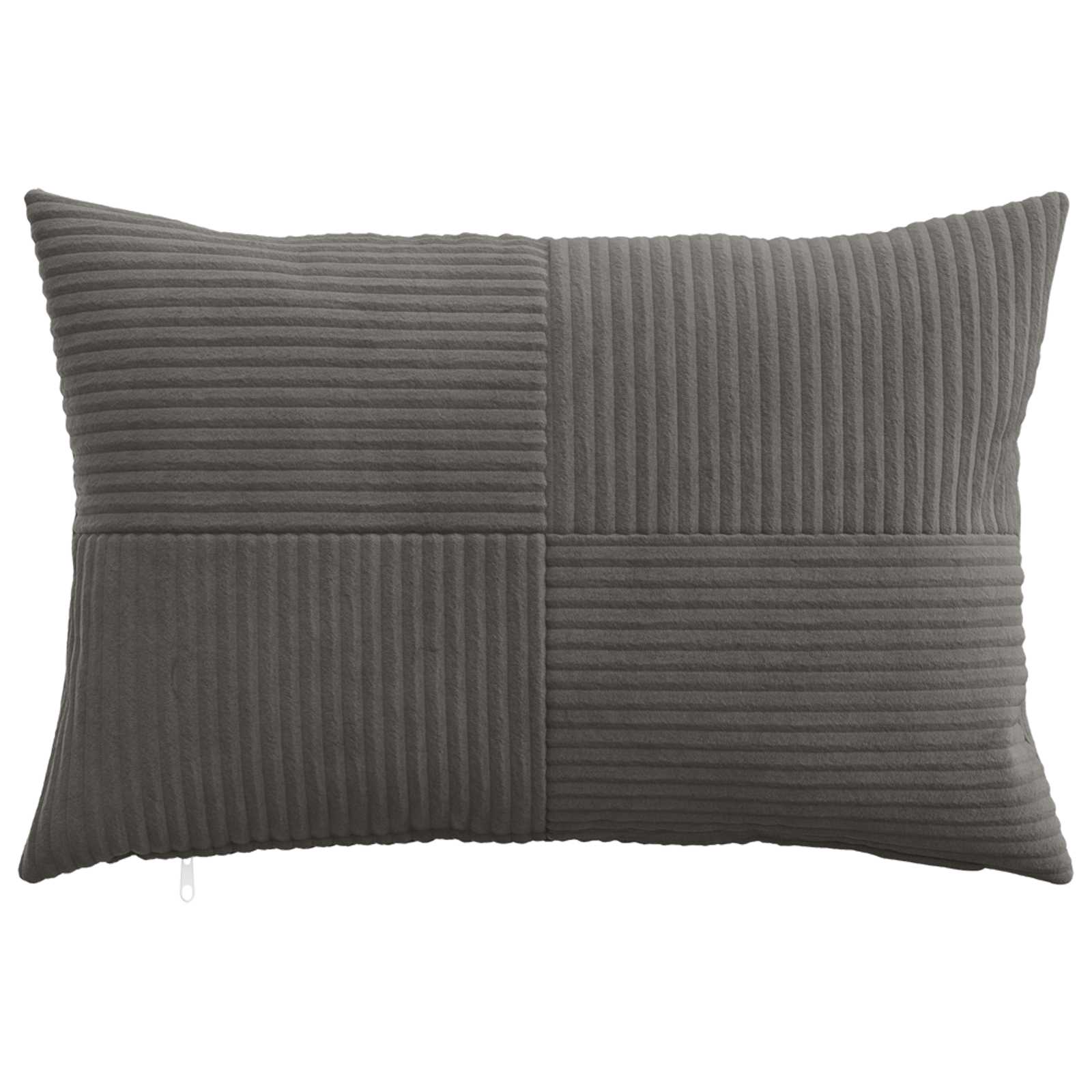 vidaXL Cushion Cover 6 pcs ALMELO Dark Grey 40 x 60 cm Corduroy 2