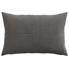 vidaXL Cushion Cover 6 pcs ALMELO Dark Grey 40 x 60 cm Corduroy 2