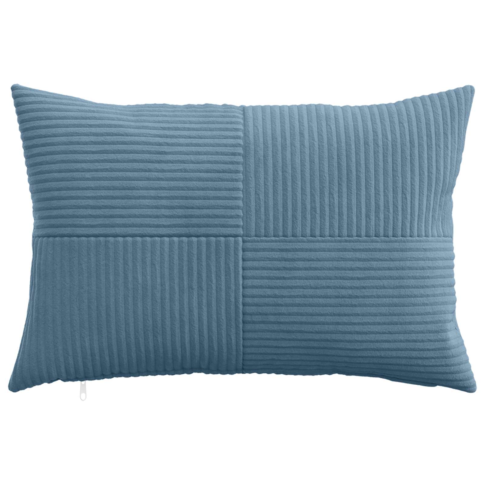 vidaXL Cushion Cover 6 pcs ALMELO Blue 40 x 60 cm Corduroy 2