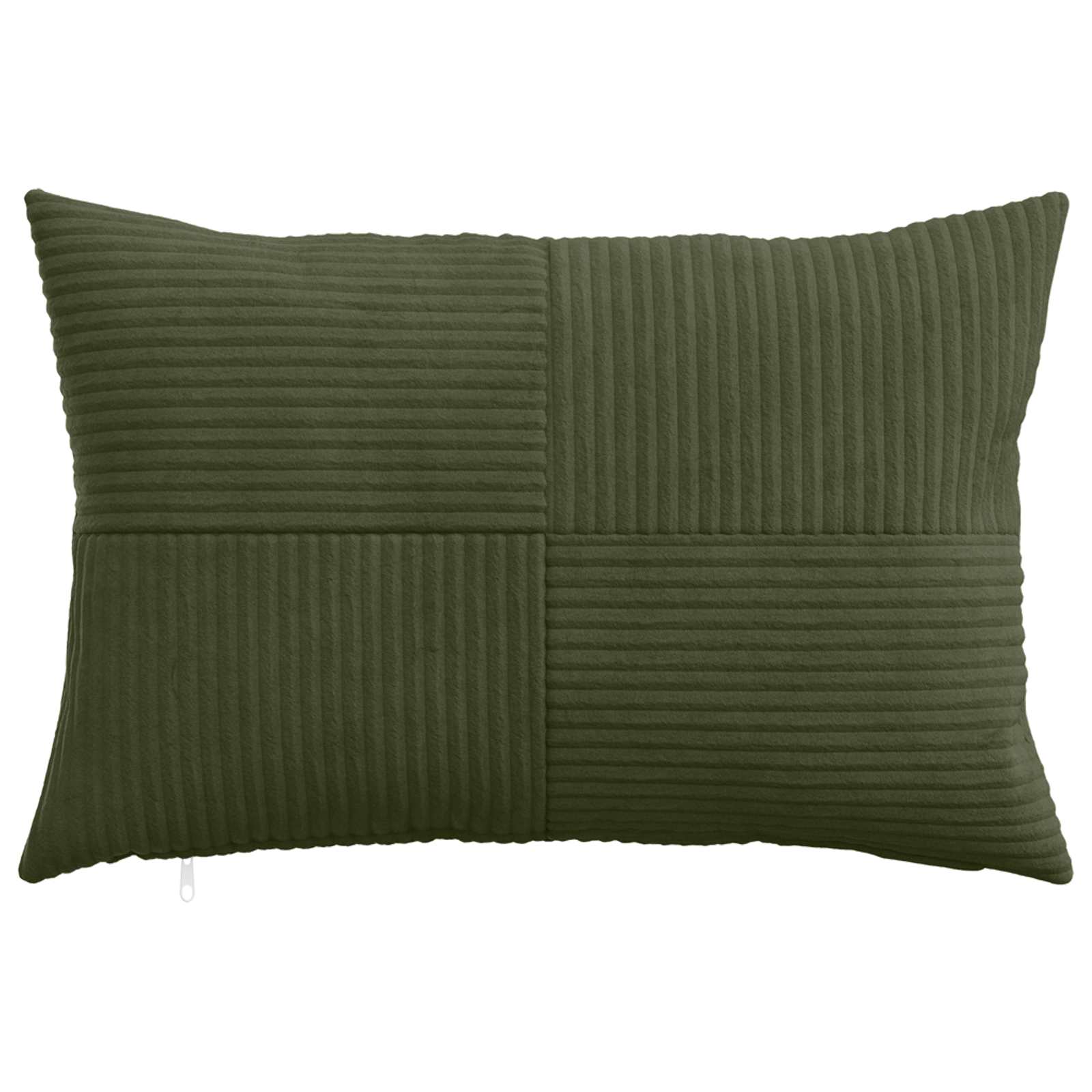 vidaXL Cushion Cover 6 pcs ALMELO Green 40 x 60 cm Corduroy 2