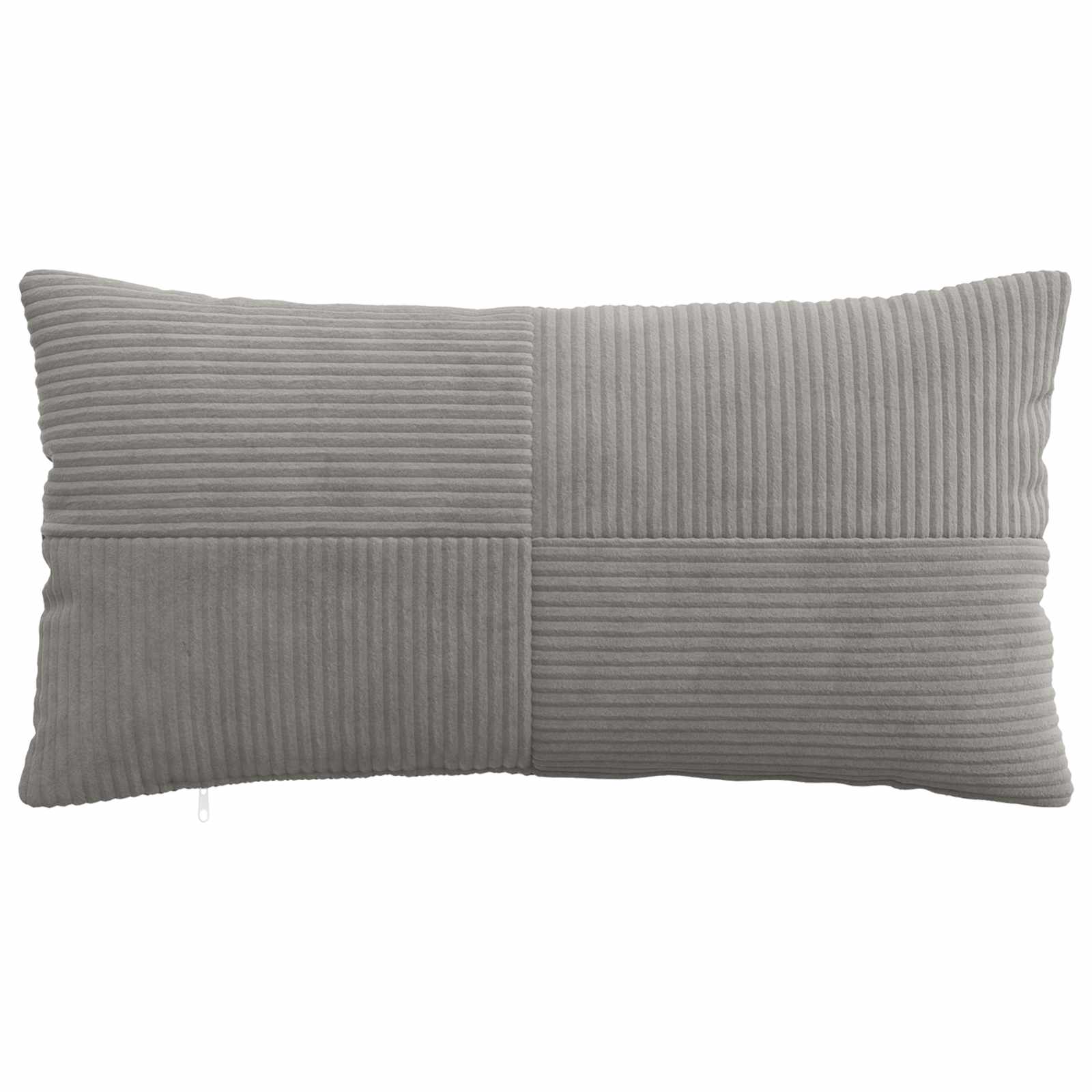 vidaXL Cushion Cover 6 pcs ALMELO Light Grey 40 x 70 cm Corduroy 2