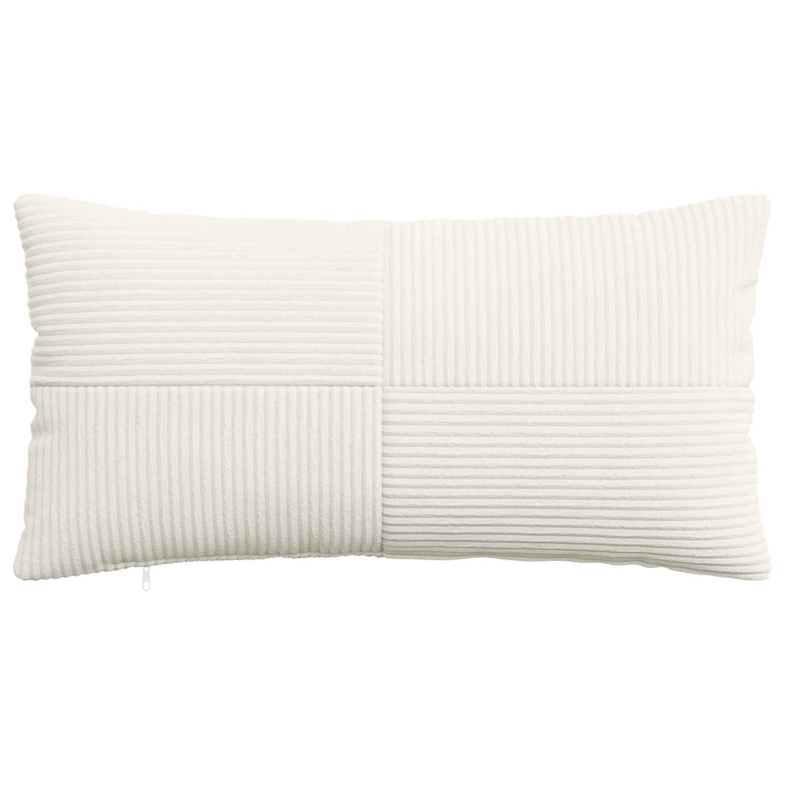 vidaXL Cushion Cover 6 pcs ALMELO Cream 40 x 70 cm Corduroy 2