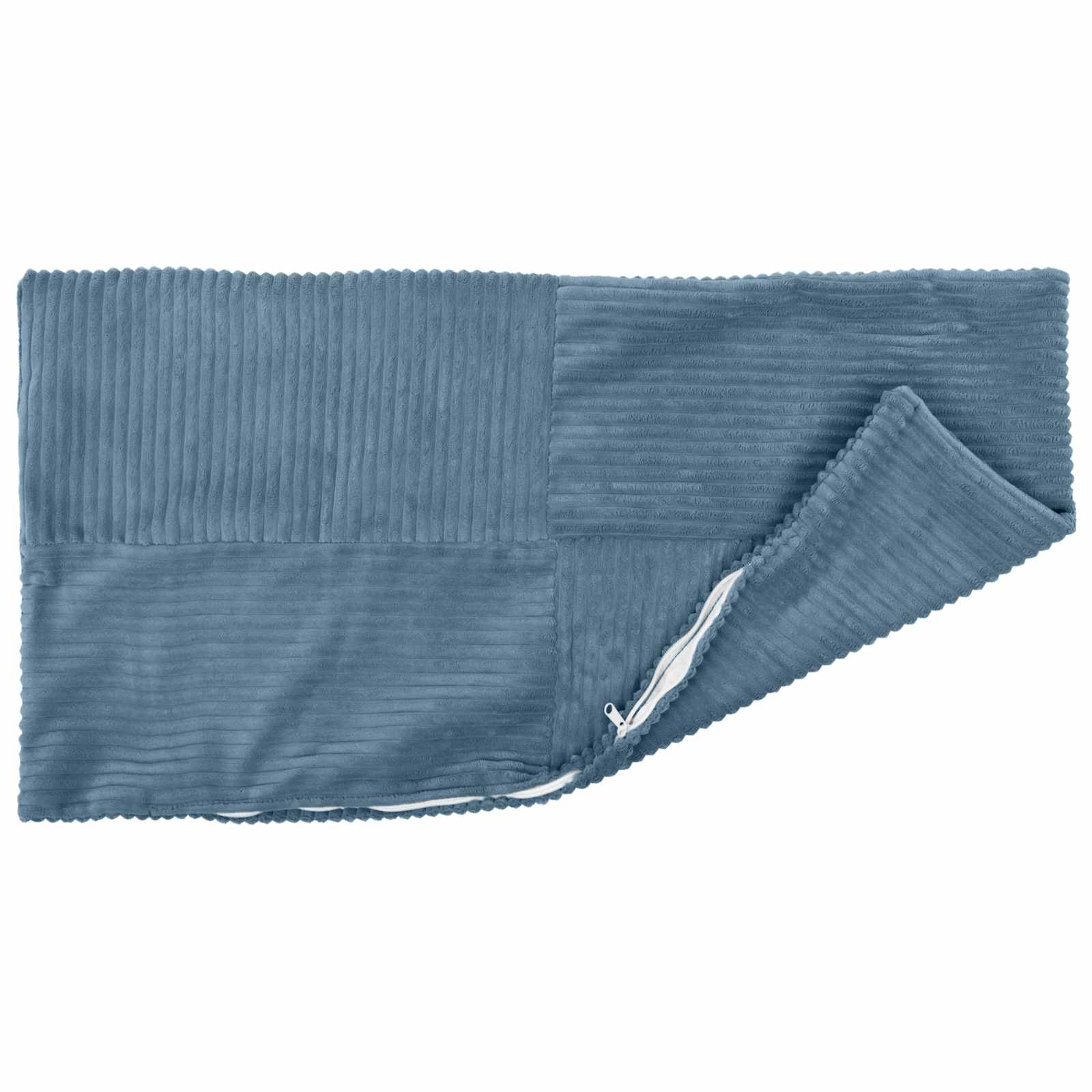 vidaXL Cushion Cover 6 pcs ALMELO Blue 40 x 70 cm Corduroy 3