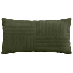vidaXL Cushion Cover 6 pcs ALMELO Green 40 x 70 cm Corduroy 2