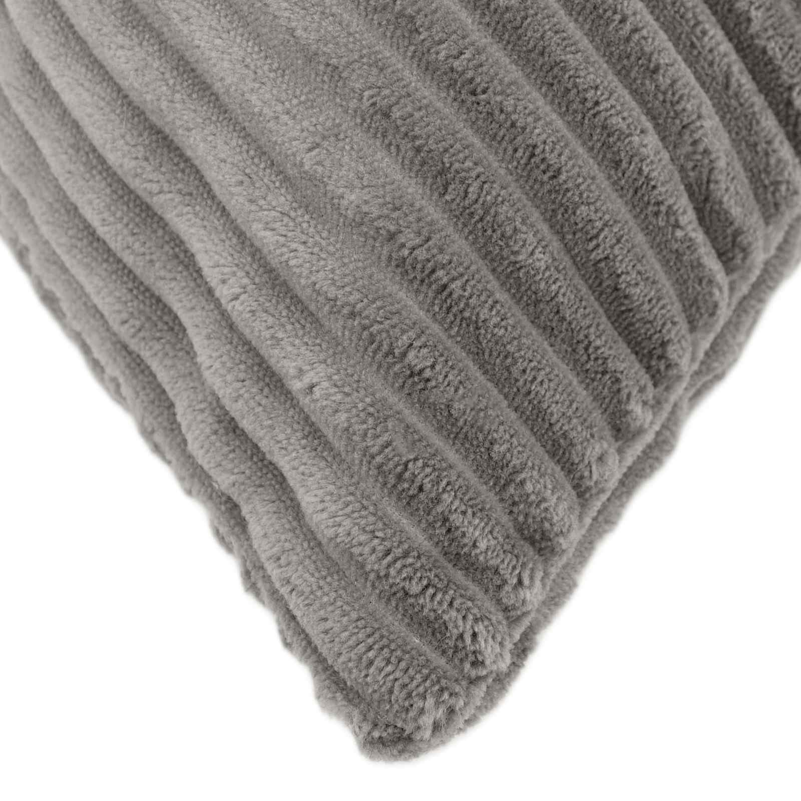 vidaXL Cushion Cover 6 pcs ALMELO Light Grey 50 x 50 cm Corduroy 4