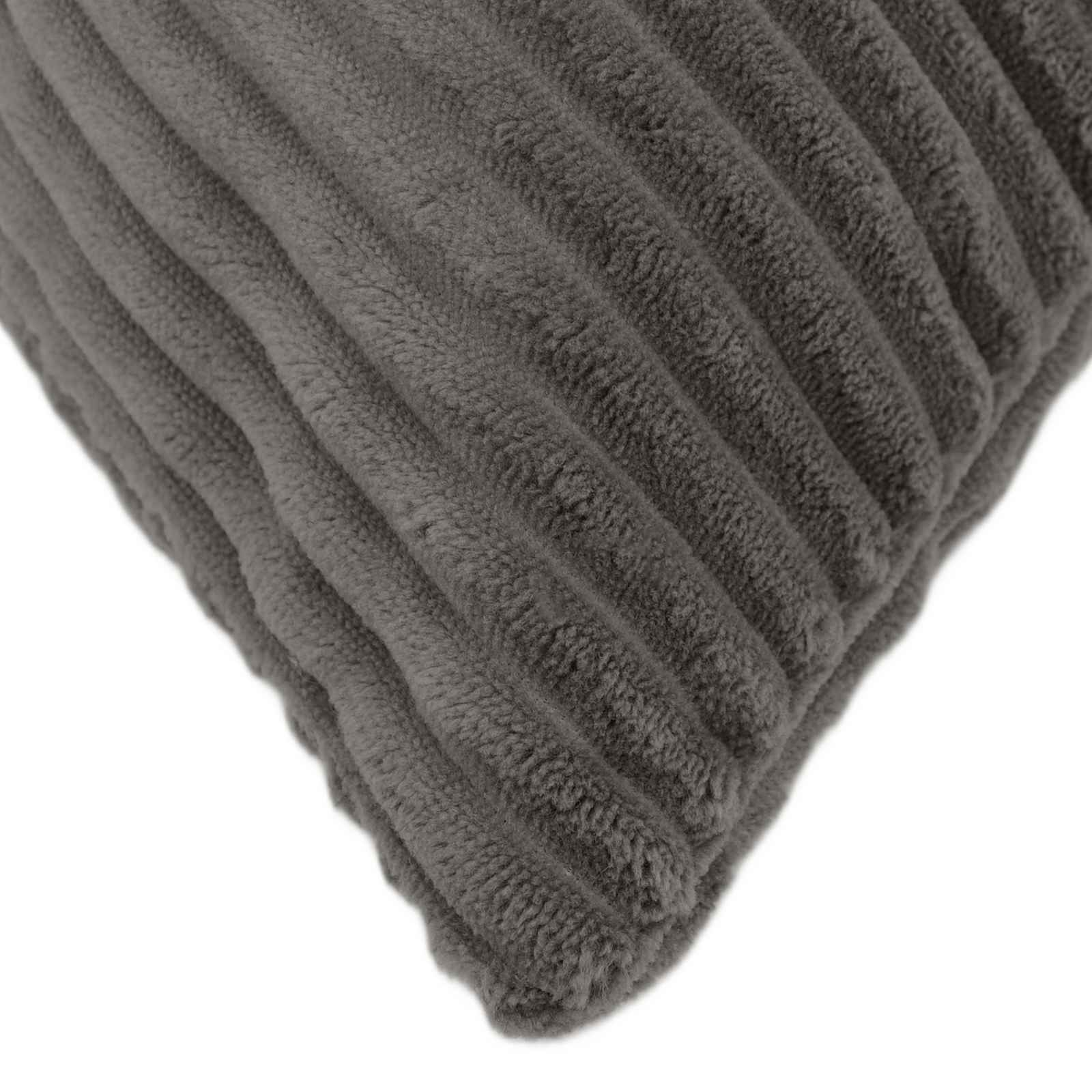 vidaXL Cushion Cover 6 pcs ALMELO Dark Grey 50 x 50 cm Corduroy 4