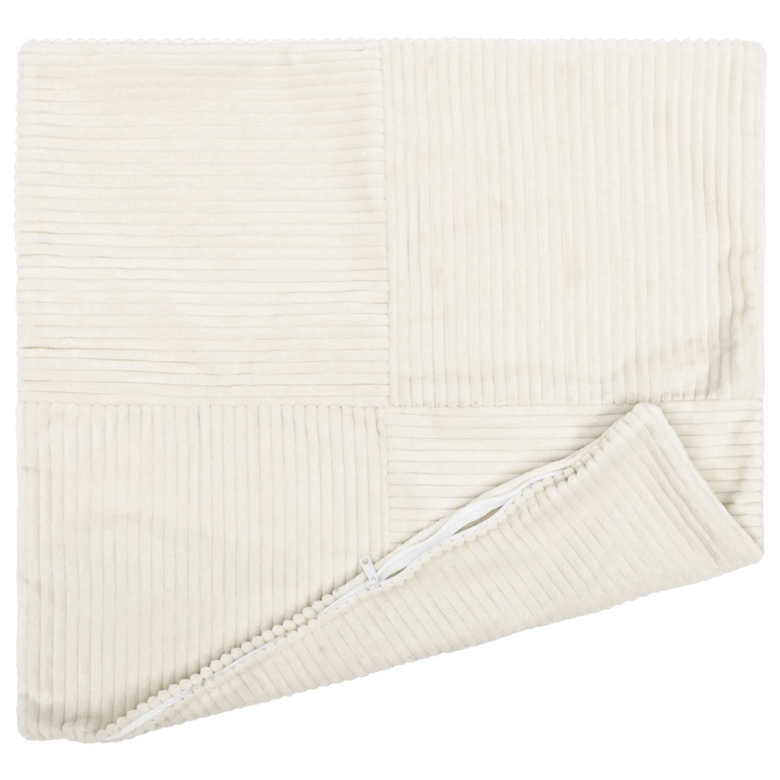 vidaXL Cushion Cover 6 pcs ALMELO Cream 50 x 50 cm Corduroy 3