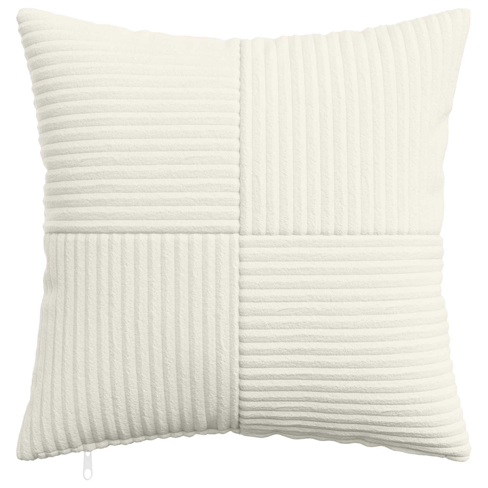 vidaXL Cushion Cover 6 pcs ALMELO Cream 50 x 50 cm Corduroy 2