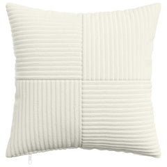 vidaXL Cushion Cover 6 pcs ALMELO Cream 50 x 50 cm Corduroy 2