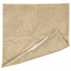 vidaXL Cushion Cover 6 pcs ALMELO Grey Green 50 x 50 cm Corduroy 3