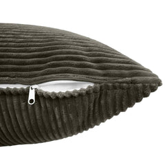 vidaXL Cushion Cover 6 pcs ALMELO Anthracite 50 x 50 cm Corduroy 5