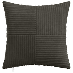 vidaXL Cushion Cover 6 pcs ALMELO Anthracite 50 x 50 cm Corduroy 2