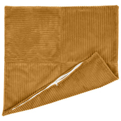vidaXL Cushion Cover 6 pcs ALMELO Yellow 50 x 50 cm Corduroy 3