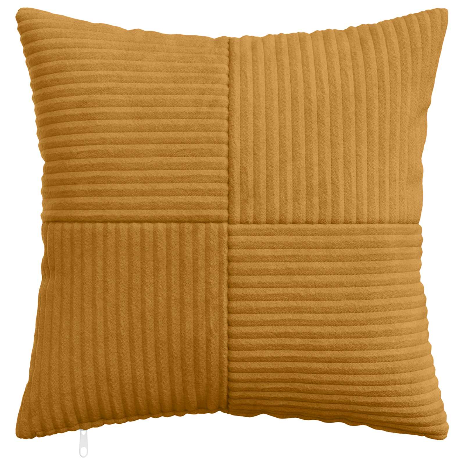 vidaXL Cushion Cover 6 pcs ALMELO Yellow 50 x 50 cm Corduroy 2