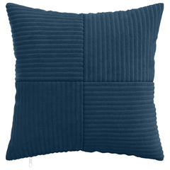 vidaXL Cushion Cover 6 pcs ALMELO Navy Blue 50 x 50 cm Corduroy 2