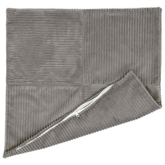 vidaXL Cushion Cover 6 pcs ALMELO Light Grey 55 x 55 cm Corduroy 3