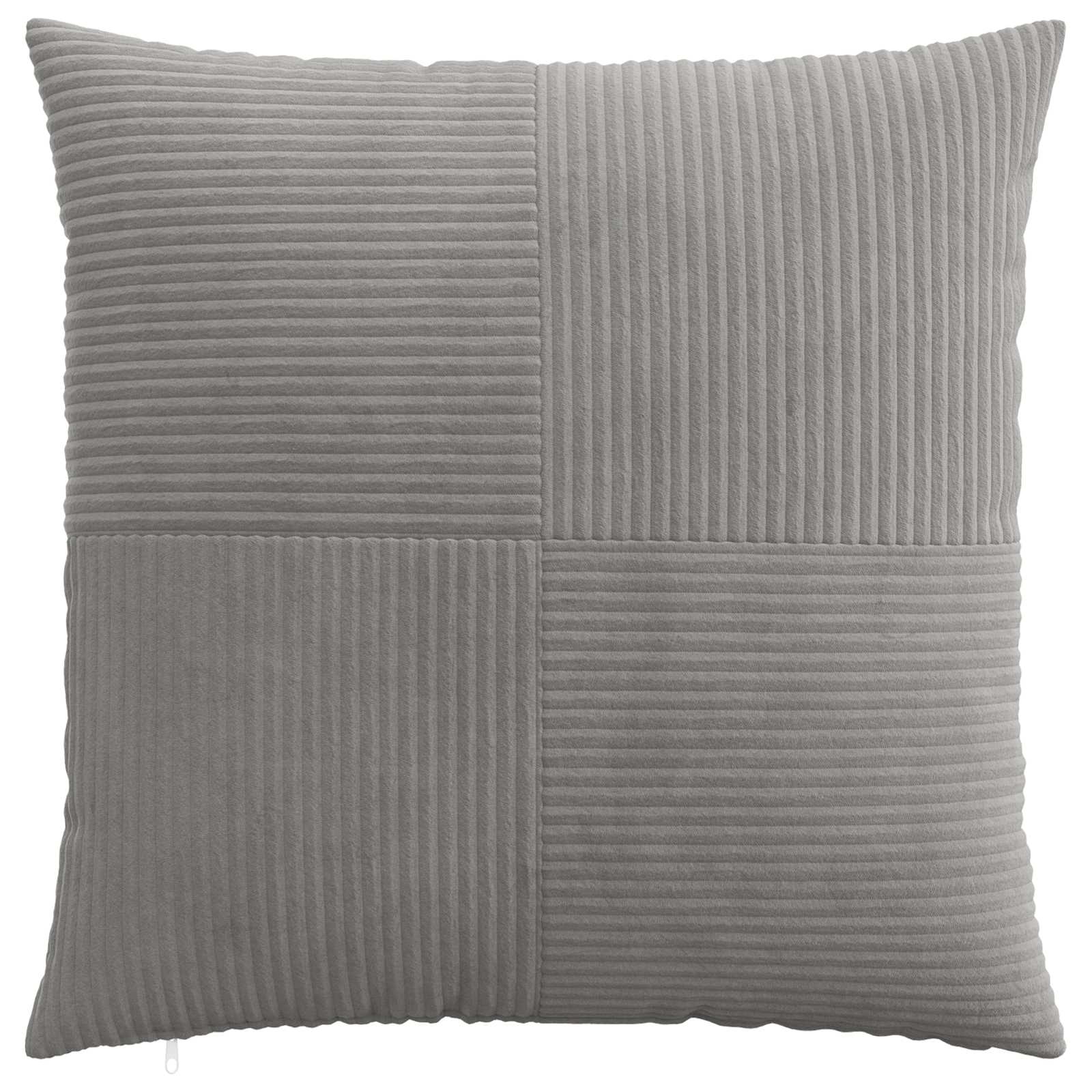 vidaXL Cushion Cover 6 pcs ALMELO Light Grey 55 x 55 cm Corduroy 2