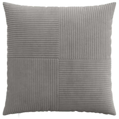 vidaXL Cushion Cover 6 pcs ALMELO Light Grey 55 x 55 cm Corduroy 2