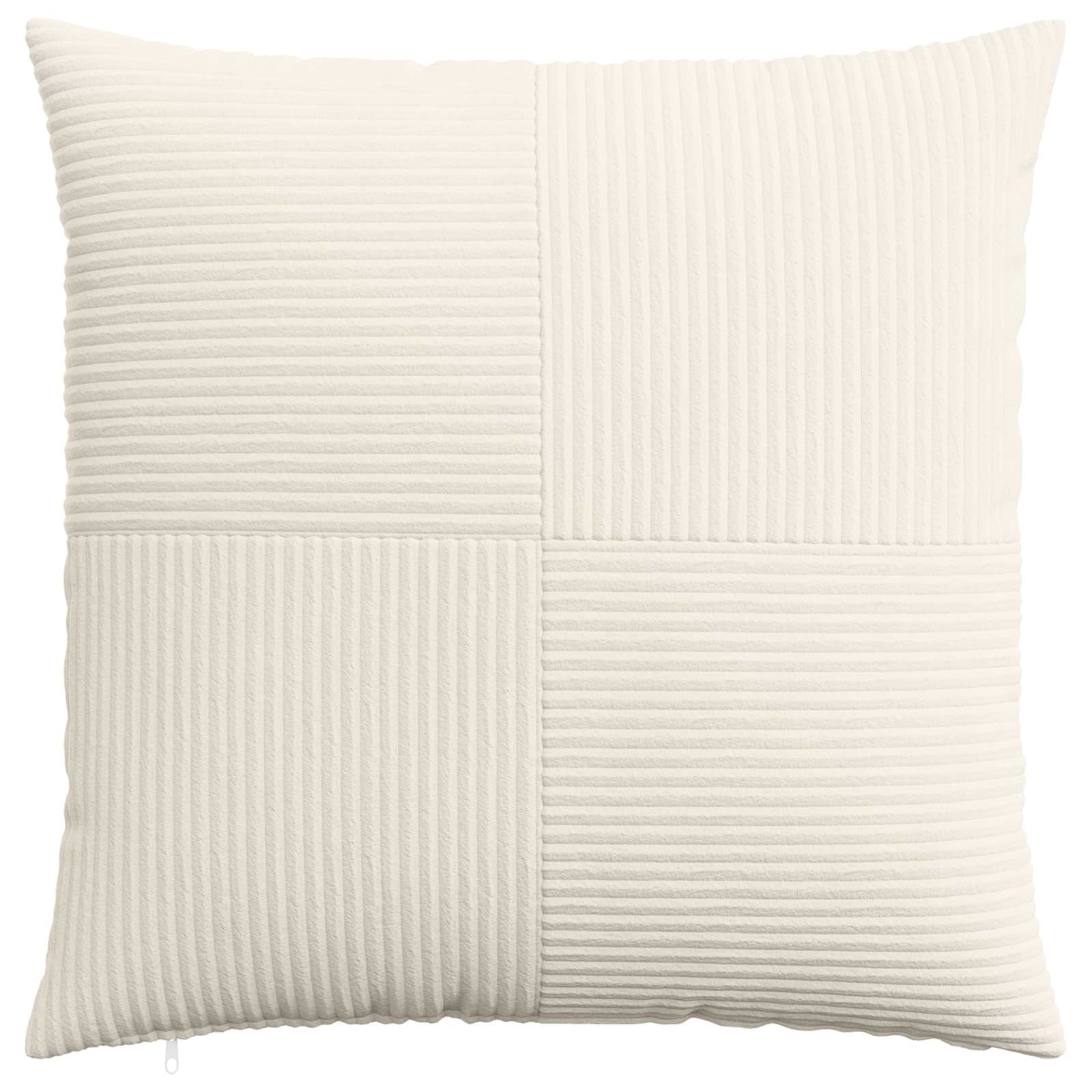 vidaXL Cushion Cover 6 pcs ALMELO Cream 55 x 55 cm Corduroy 2