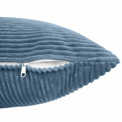 vidaXL Cushion Cover 6 pcs ALMELO Blue 55 x 55 cm Corduroy 5