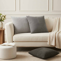 Cushion Cover ALMELO Corduroy 6 pcs in Anthracite