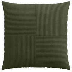 vidaXL Cushion Cover 6 pcs ALMELO Green 55 x 55 cm Corduroy 2