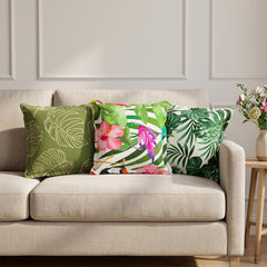 Throw Pillow HOUTEN Polyester Leaf Design