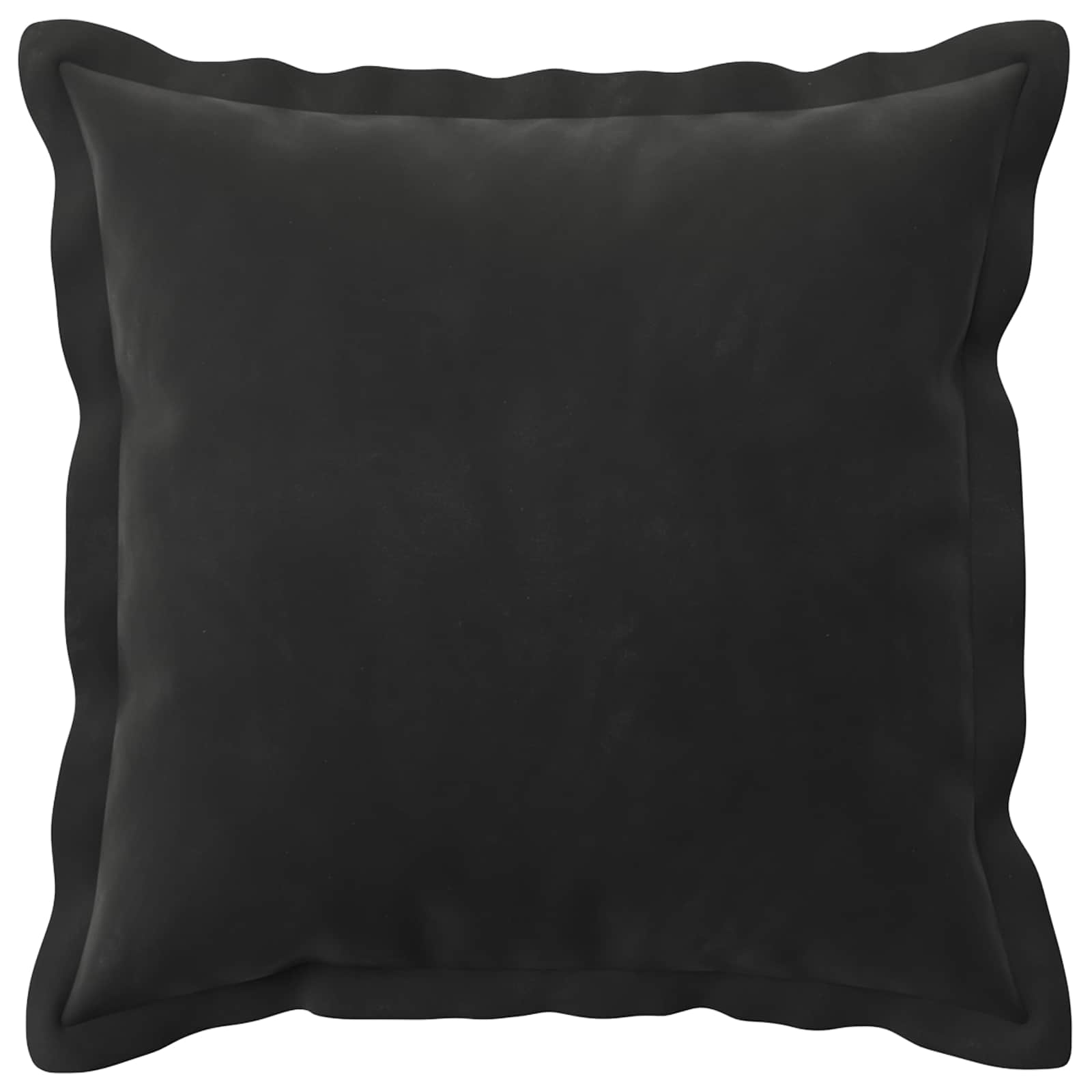 vidaXL Cushion Cover 12 pcs HOUTEN Black 40 x 40 cm Velvet 3