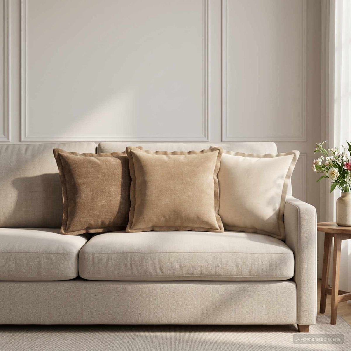 Cushion HOUTEN Chenille Fabric