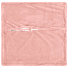 vidaXL Cushion Cover 12 pcs HOUTEN Pink 40 x 40 cm Faux Rabbit Fur 4