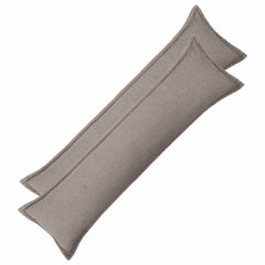 vidaXL Cushion Cover 2 pcs HOUTEN Light Grey 40 x 145 cm Bouclé 1