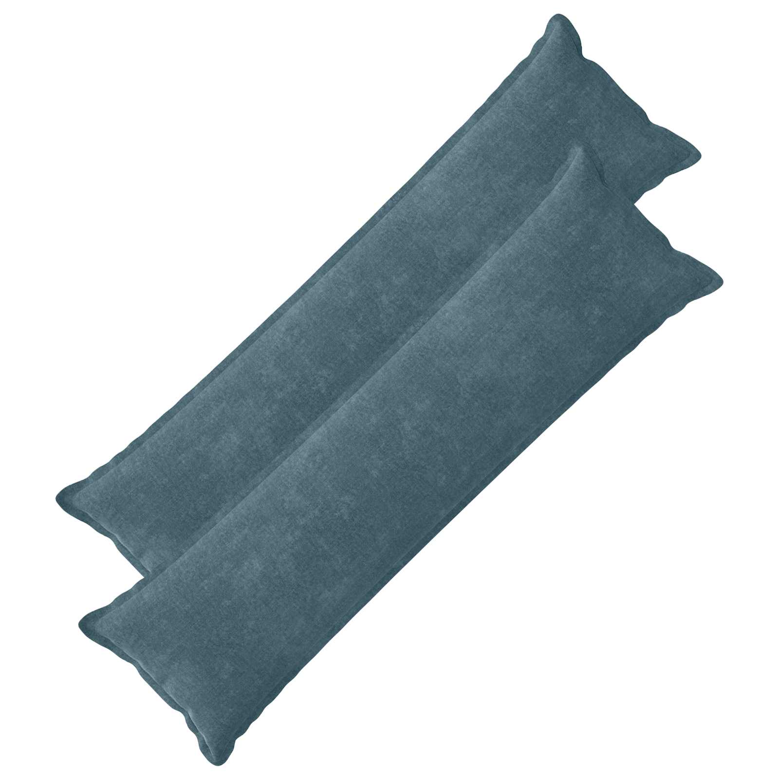 vidaXL Cushion Cover 2 pcs HOUTEN Blue 40 x 145 cm Chenille Fabric 2