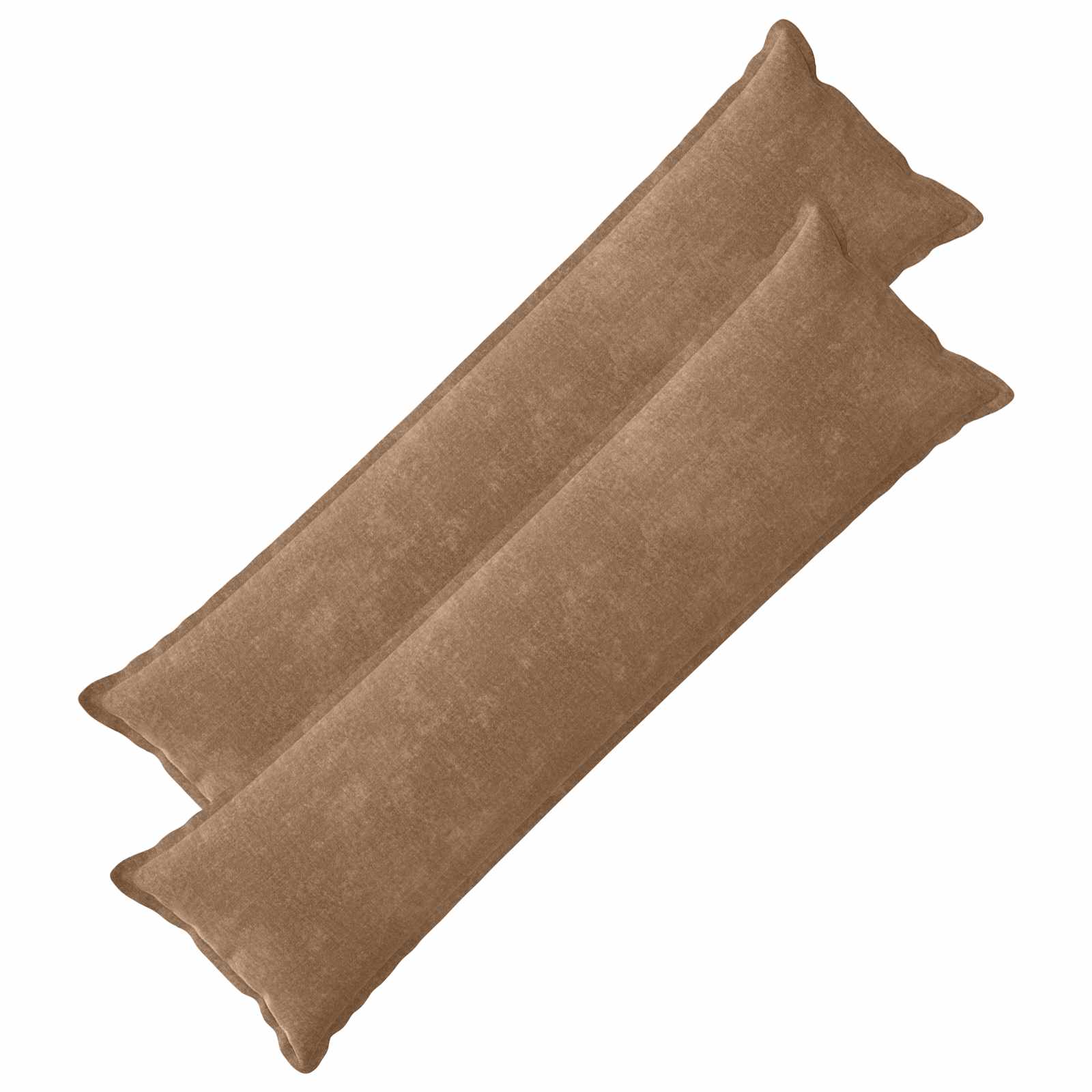 vidaXL Cushion Cover 2 pcs HOUTEN Brown 40 x 145 cm Chenille Fabric 2