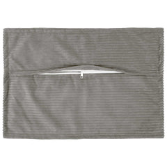 vidaXL Cushion Cover 6 pcs HOUTEN Light Grey 40 x 60 cm Corduroy 3