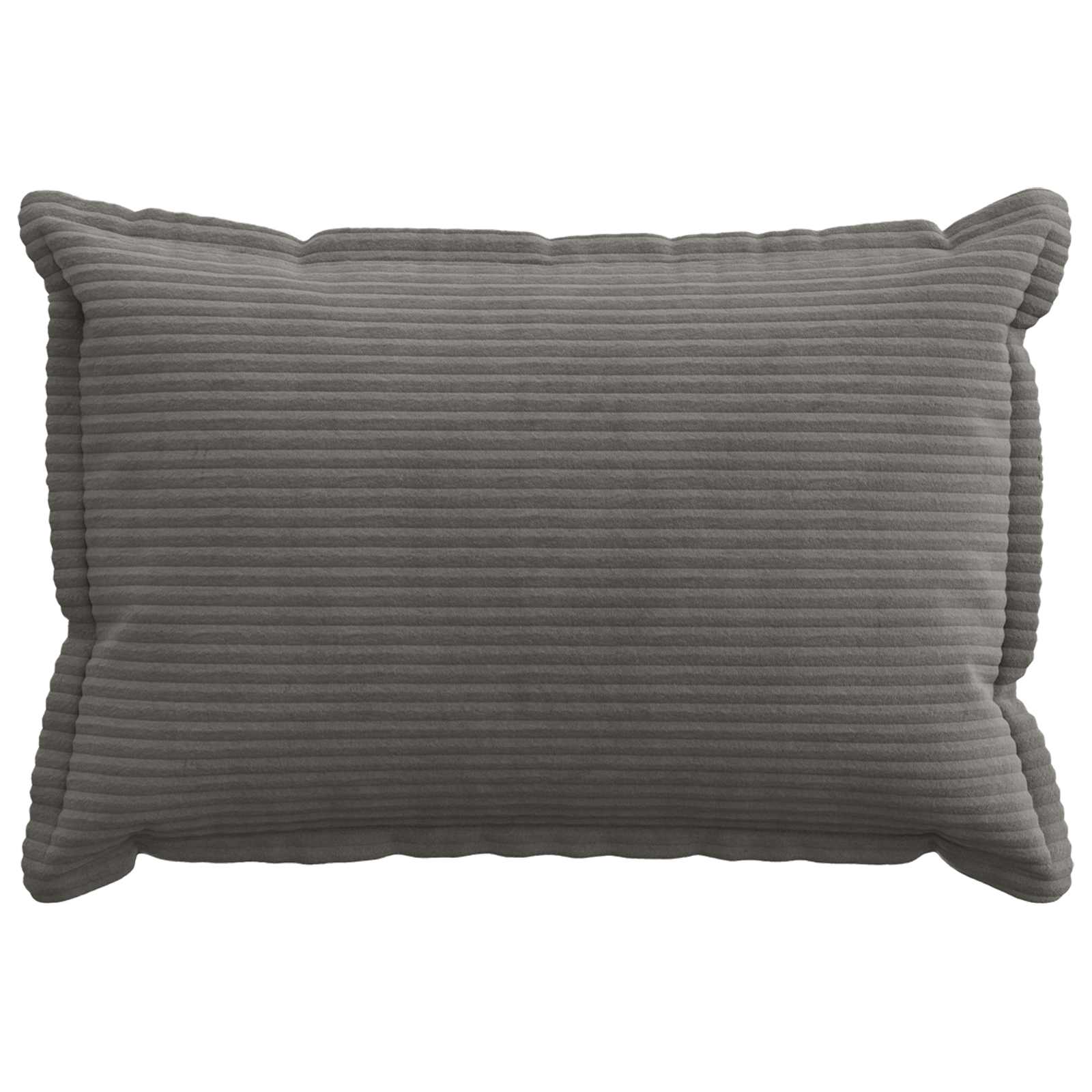 vidaXL Cushion Cover 6 pcs HOUTEN Dark Grey 40 x 60 cm Corduroy 2