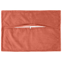 vidaXL Cushion Cover 6 pcs HOUTEN Red Orange 40 x 60 cm Corduroy 3