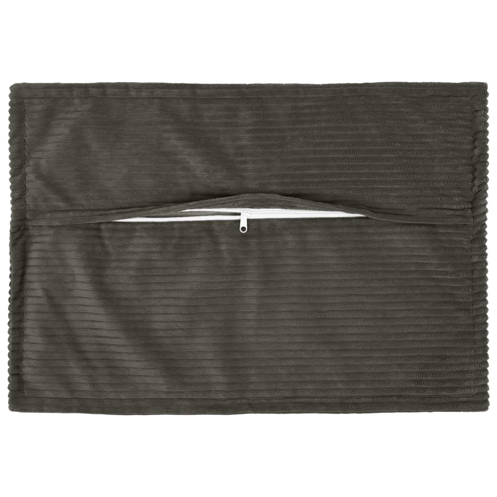vidaXL Cushion Cover 6 pcs HOUTEN Anthracite 40 x 60 cm Corduroy 3