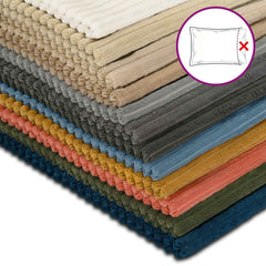 vidaXL Cushion Cover 6 pcs HOUTEN Anthracite 40 x 60 cm Corduroy 6