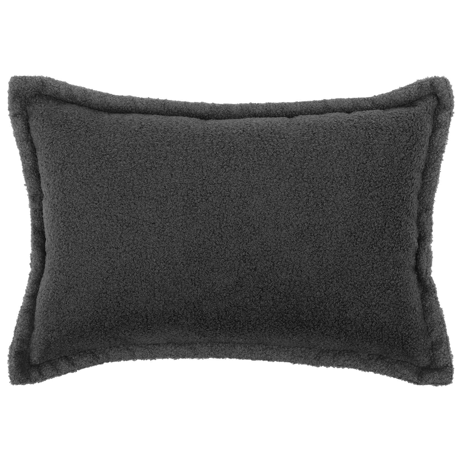 vidaXL Cushion Cover 6 pcs HOUTEN Dark Grey 40 x 60 cm Bouclé 2
